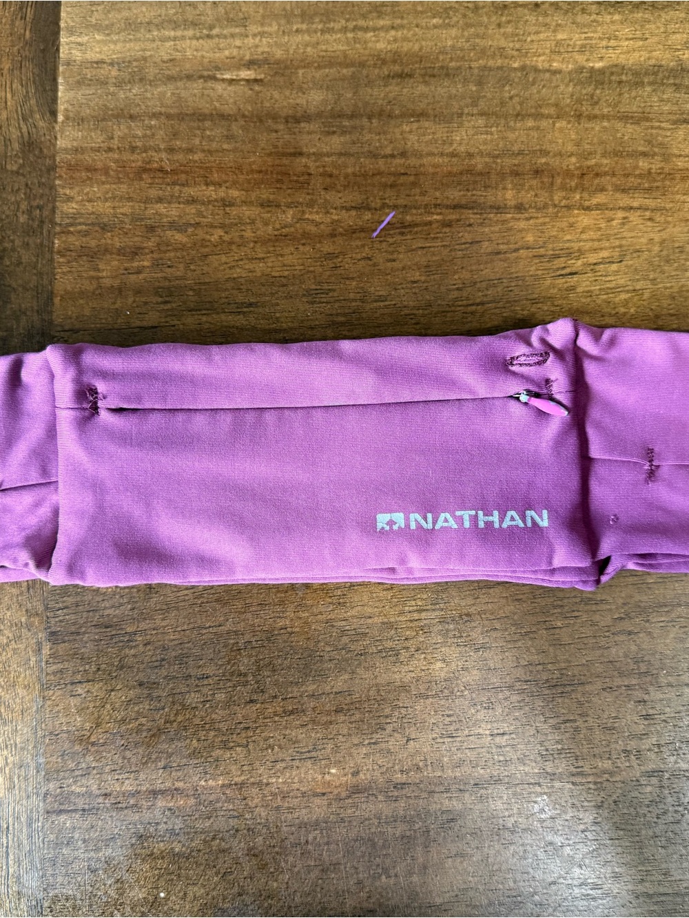 NATHAN THE ZIPSTER RUNNING STORAGE WAIST BELT MEDIUM PURPLE